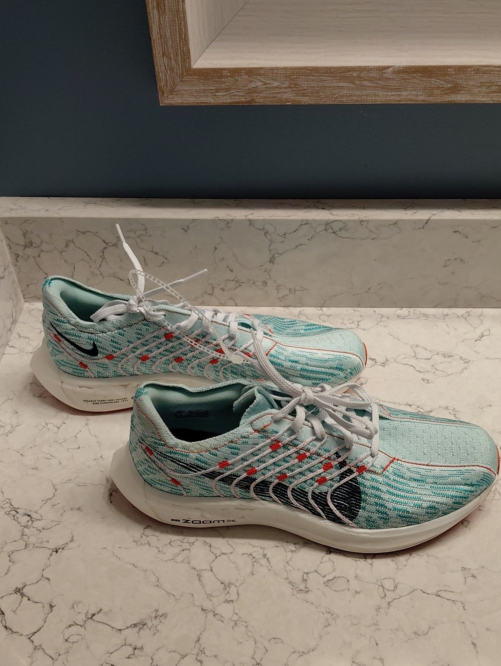 NEW Women's 10 Nike Pegasus Turbo Next Nature Low Jade Ice Picante Red